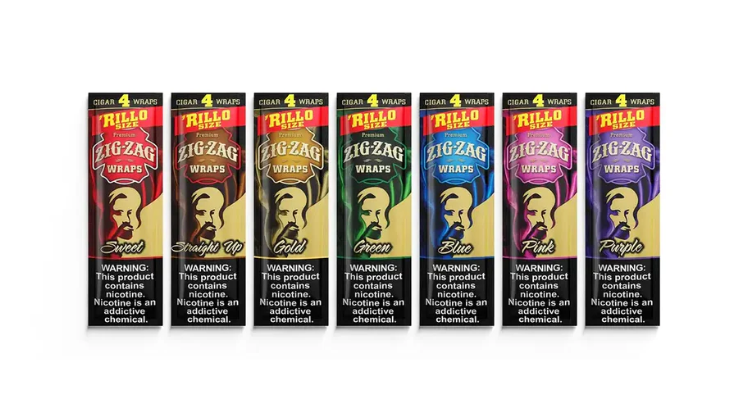 Zig Zag 'Rillo Wraps 4pk
