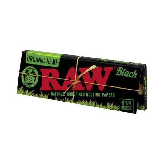 Raw Black Organic Hemp Papers