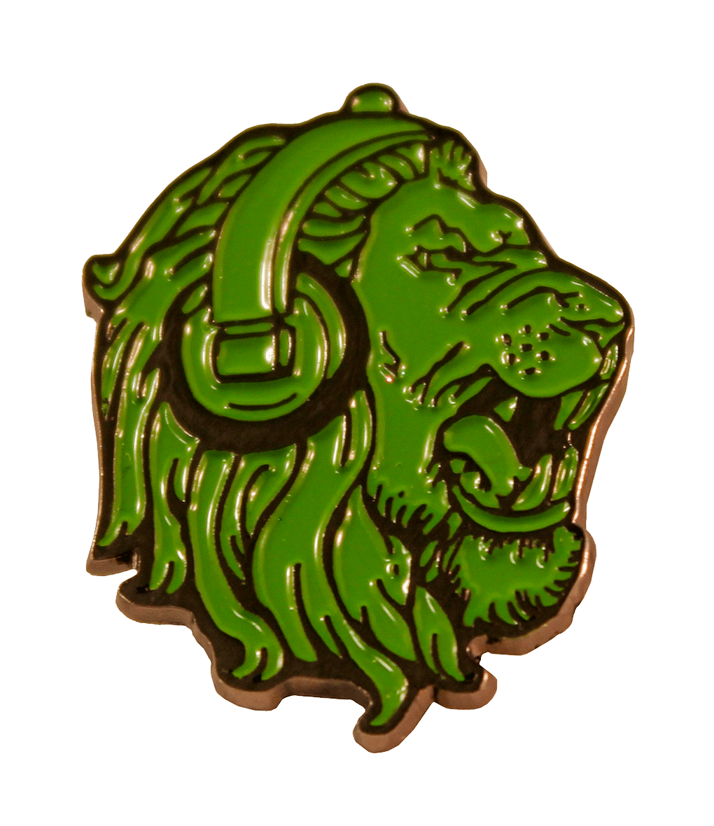 Roar Music Hat Pin