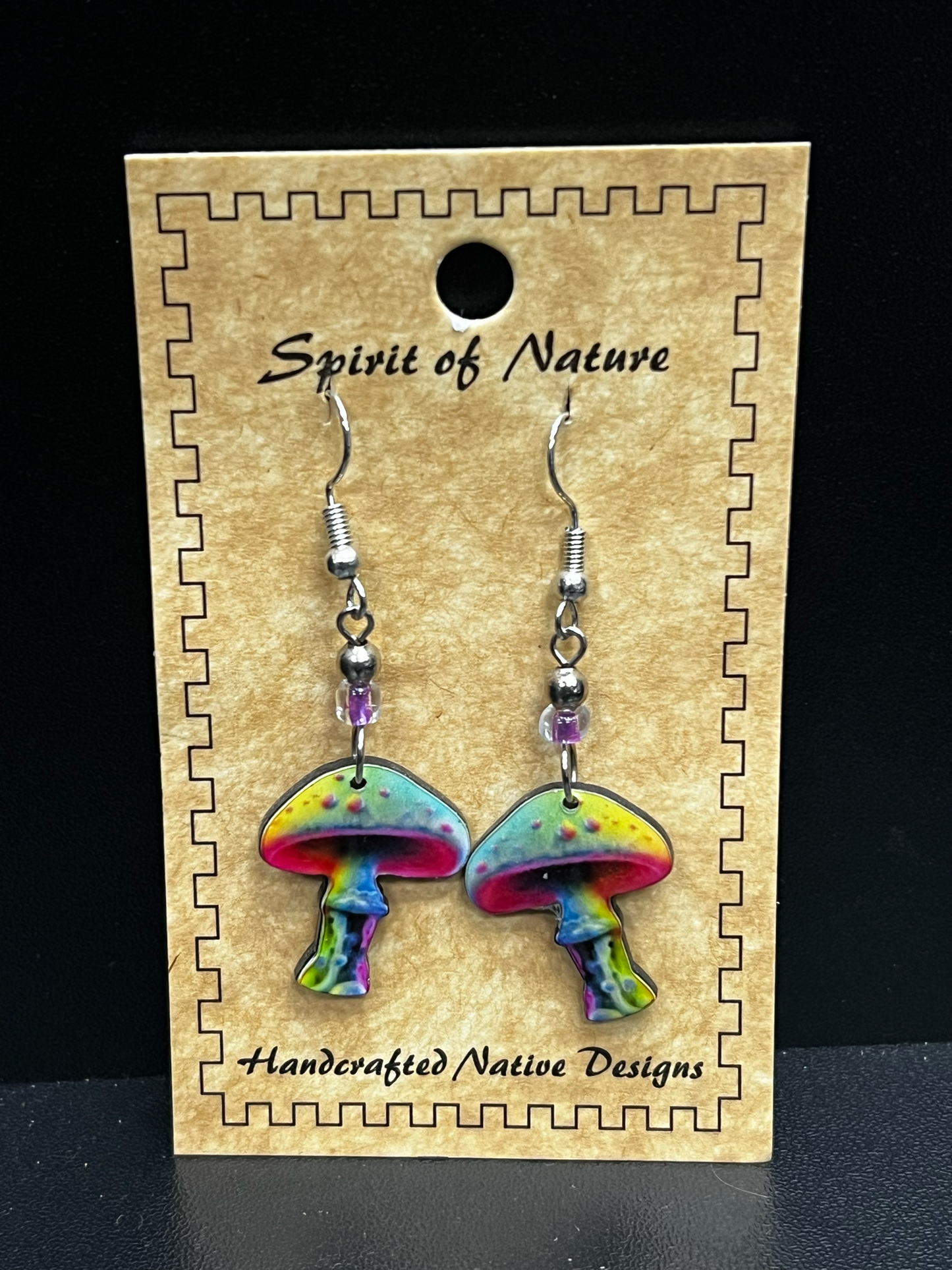 Spirit Of Nature Mushroom Earrings