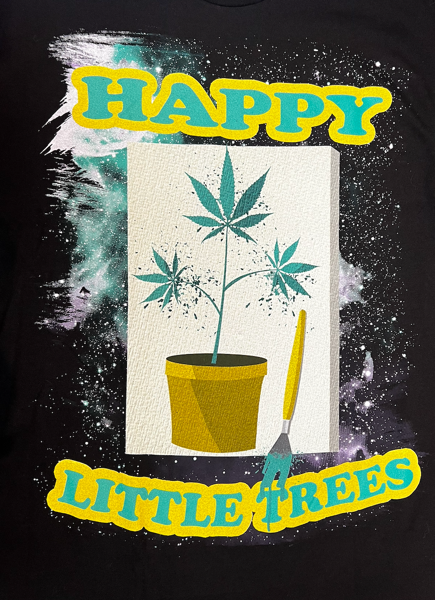 Happy Little Trees T-Shirt – 100% Cotton
