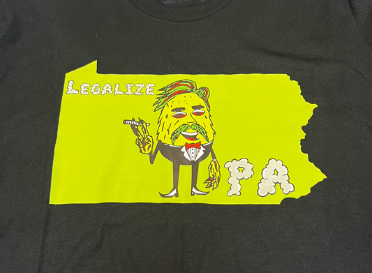 Sir Lady Cannabis Legalize PA T-Shirt – Premium Cotton-Poly Blend