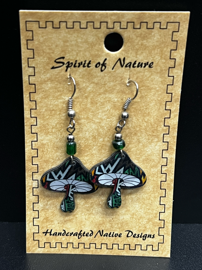 Spirit Of Nature Mushroom Earrings