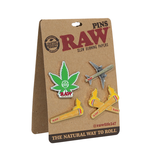 RAW Collector’s Pin Set – 4 Metal Pins