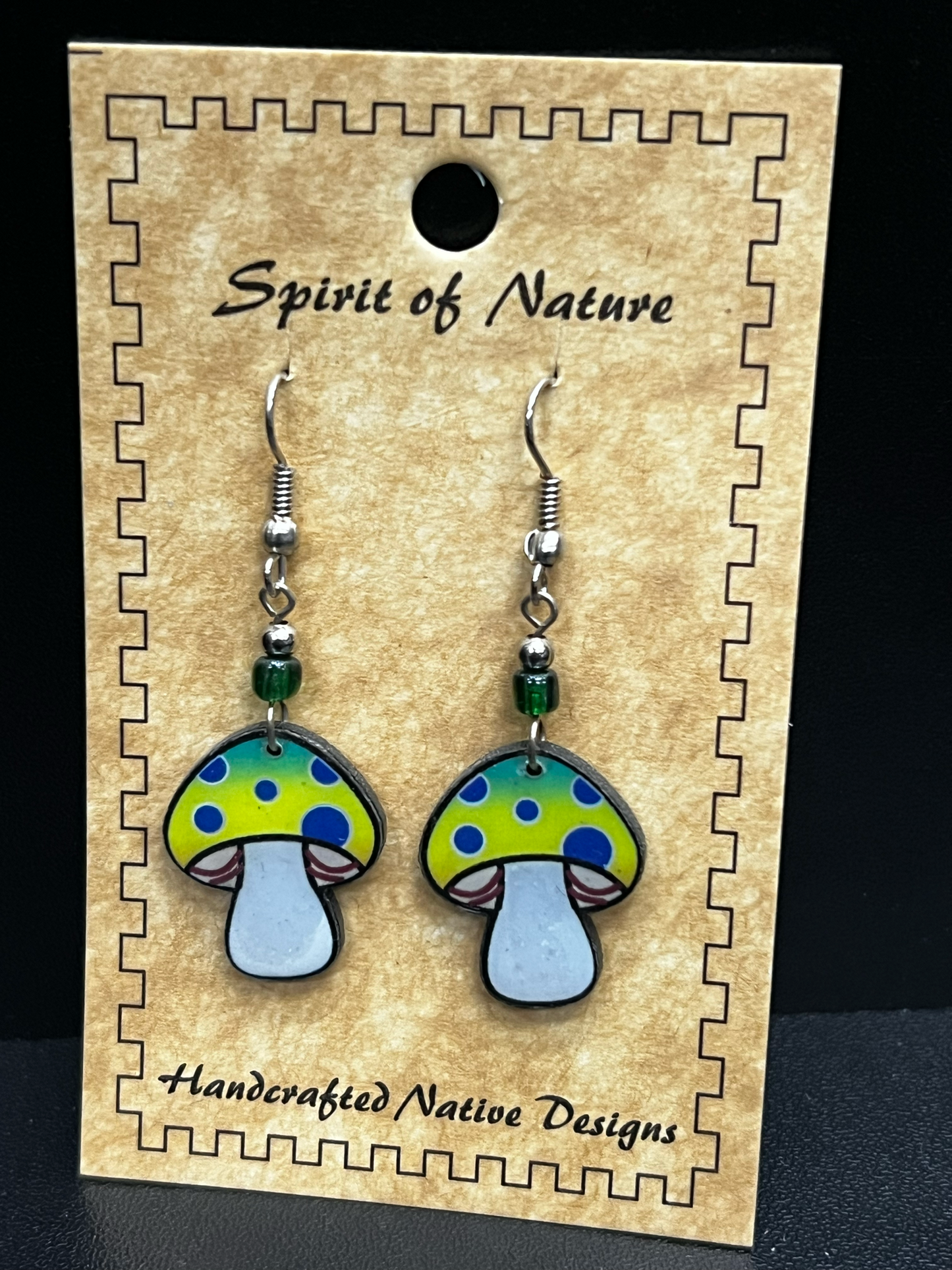 Spirit Of Nature Mushroom Earrings