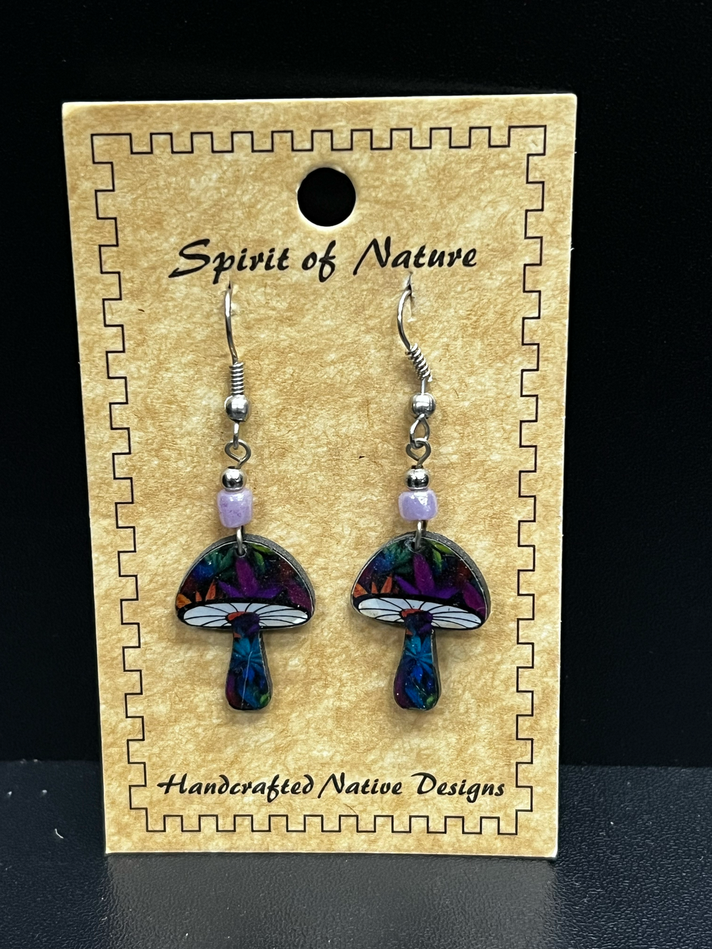Spirit Of Nature Mushroom Earrings