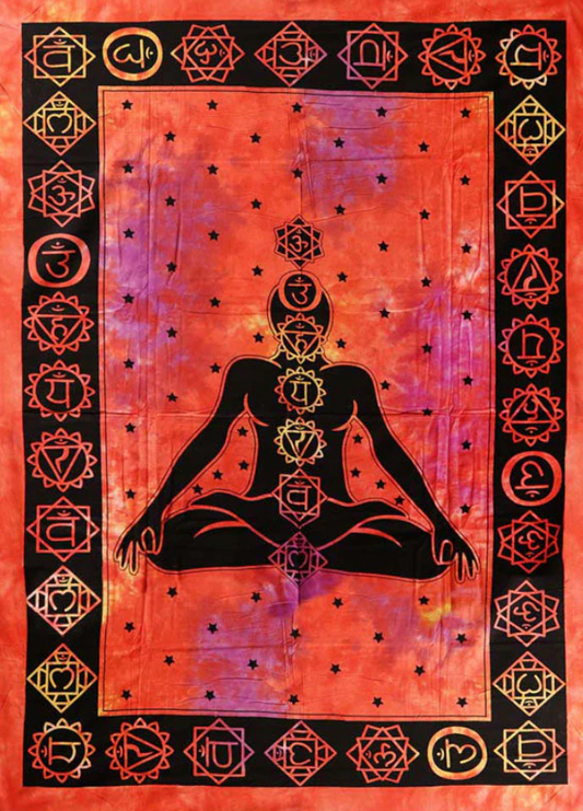 Thread Heads Tree of Life Yoga & Meditation Tapestry – 55" x 83"
