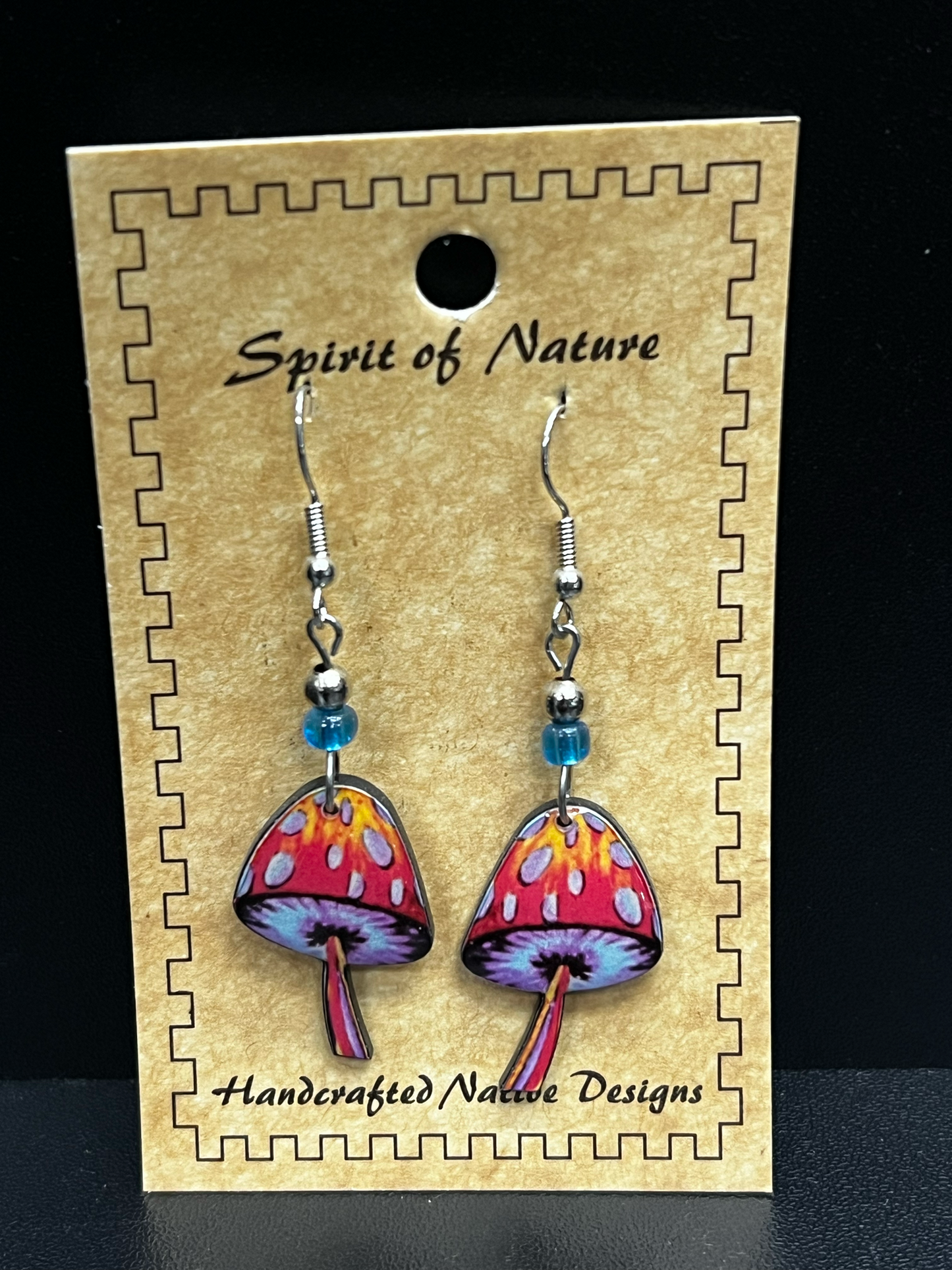 Spirit Of Nature Mushroom Earrings