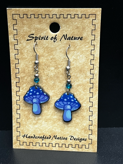 Spirit Of Nature Mushroom Earrings