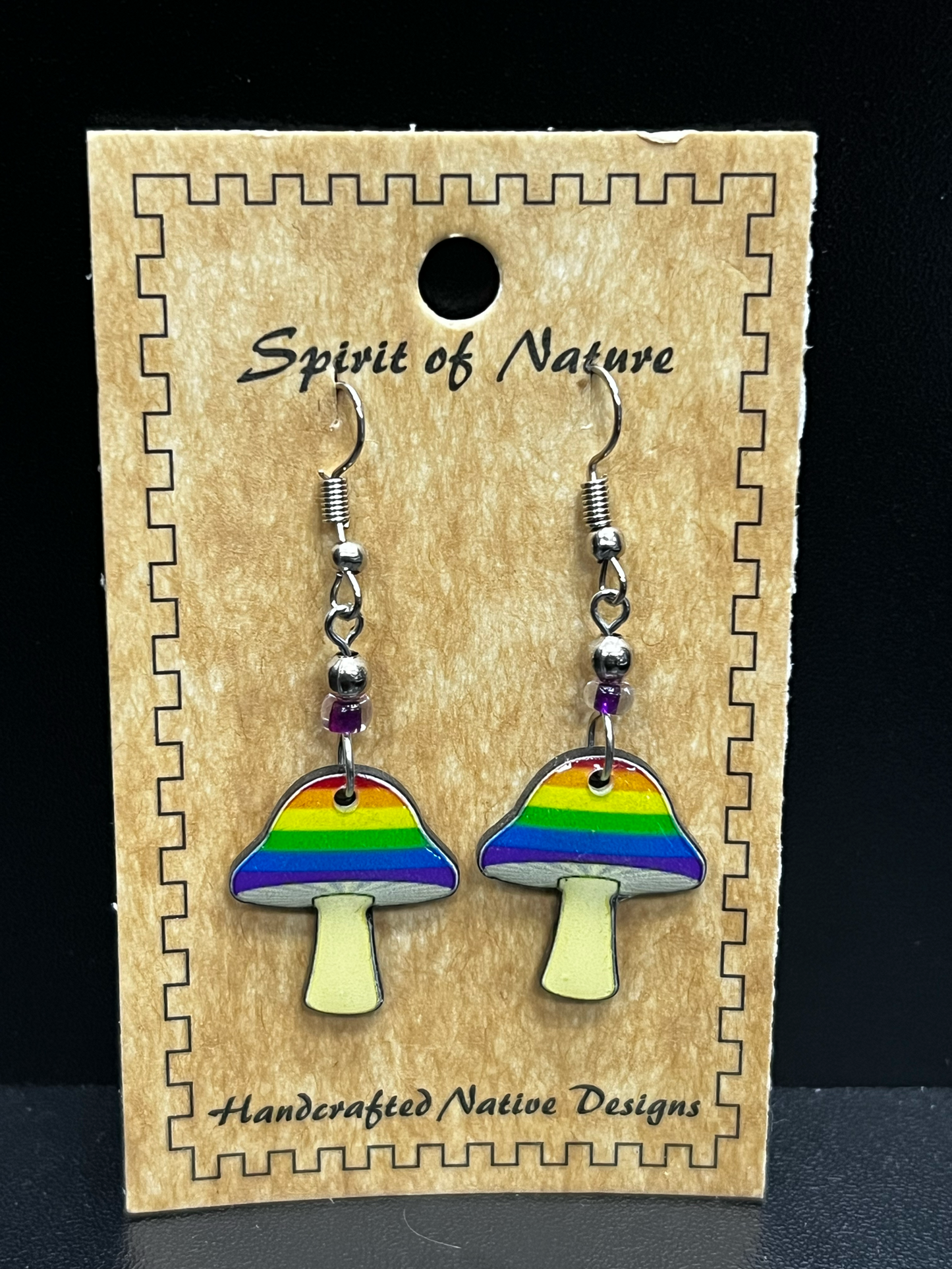 Spirit Of Nature Mushroom Earrings