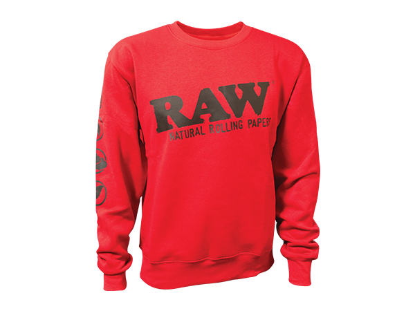 Raw Red Crewneck Sweatshirt