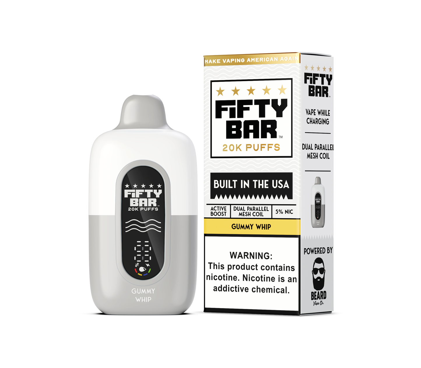 Fifty Bar 20K White Series