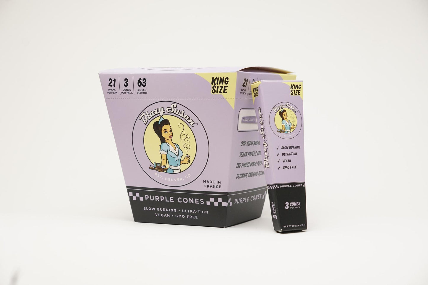 Blazy Susan Cones Purple