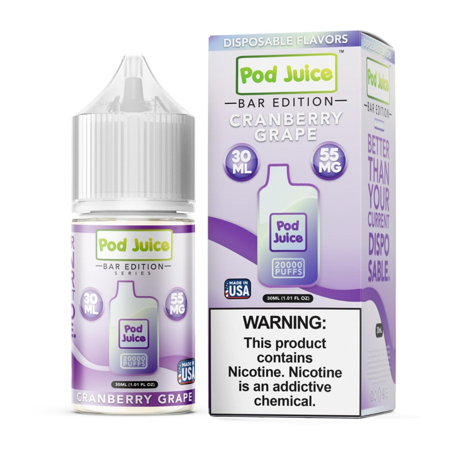 Pod Juice Salts Bar Edition 55mg