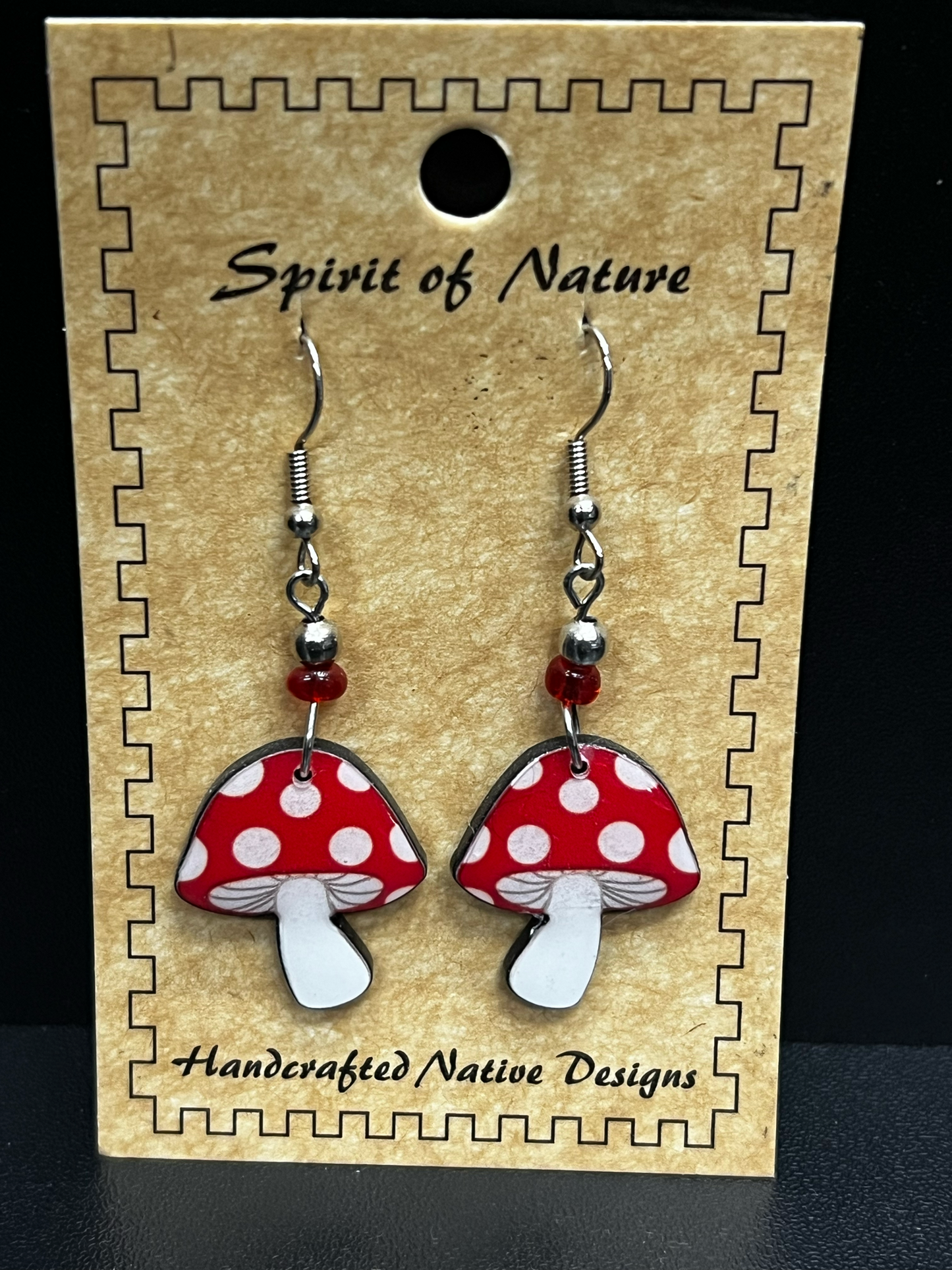 Spirit Of Nature Mushroom Earrings