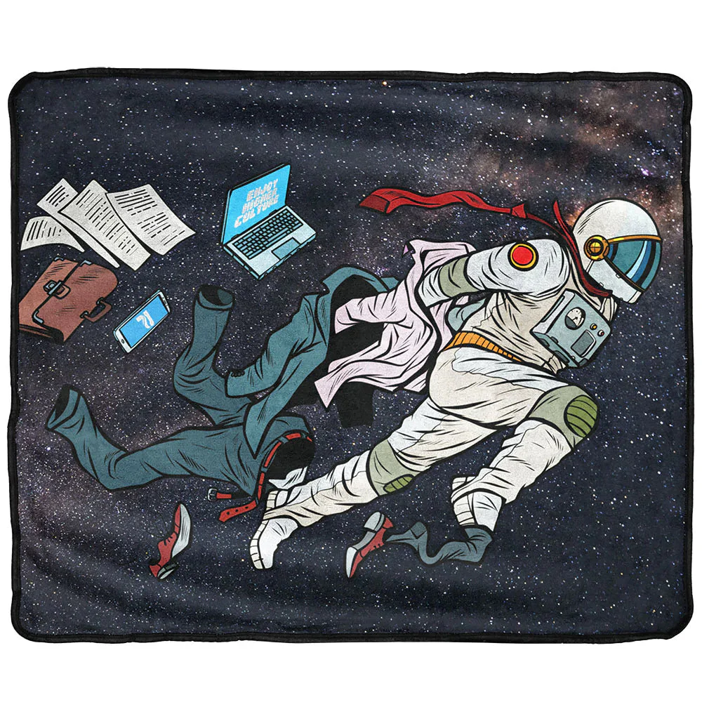 Pulsar Spaceman Luxurious Fleece Blanket – 50" x 60"