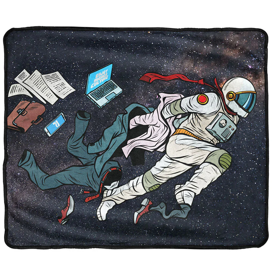 Pulsar Spaceman Luxurious Fleece Blanket – 50" x 60"