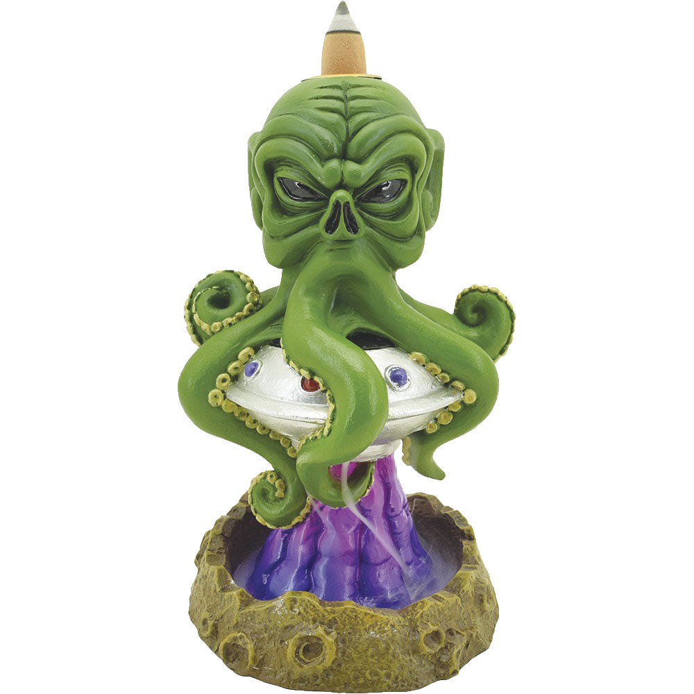 Fujima Octopus UFO Backflow Incense Burner - 6.25"