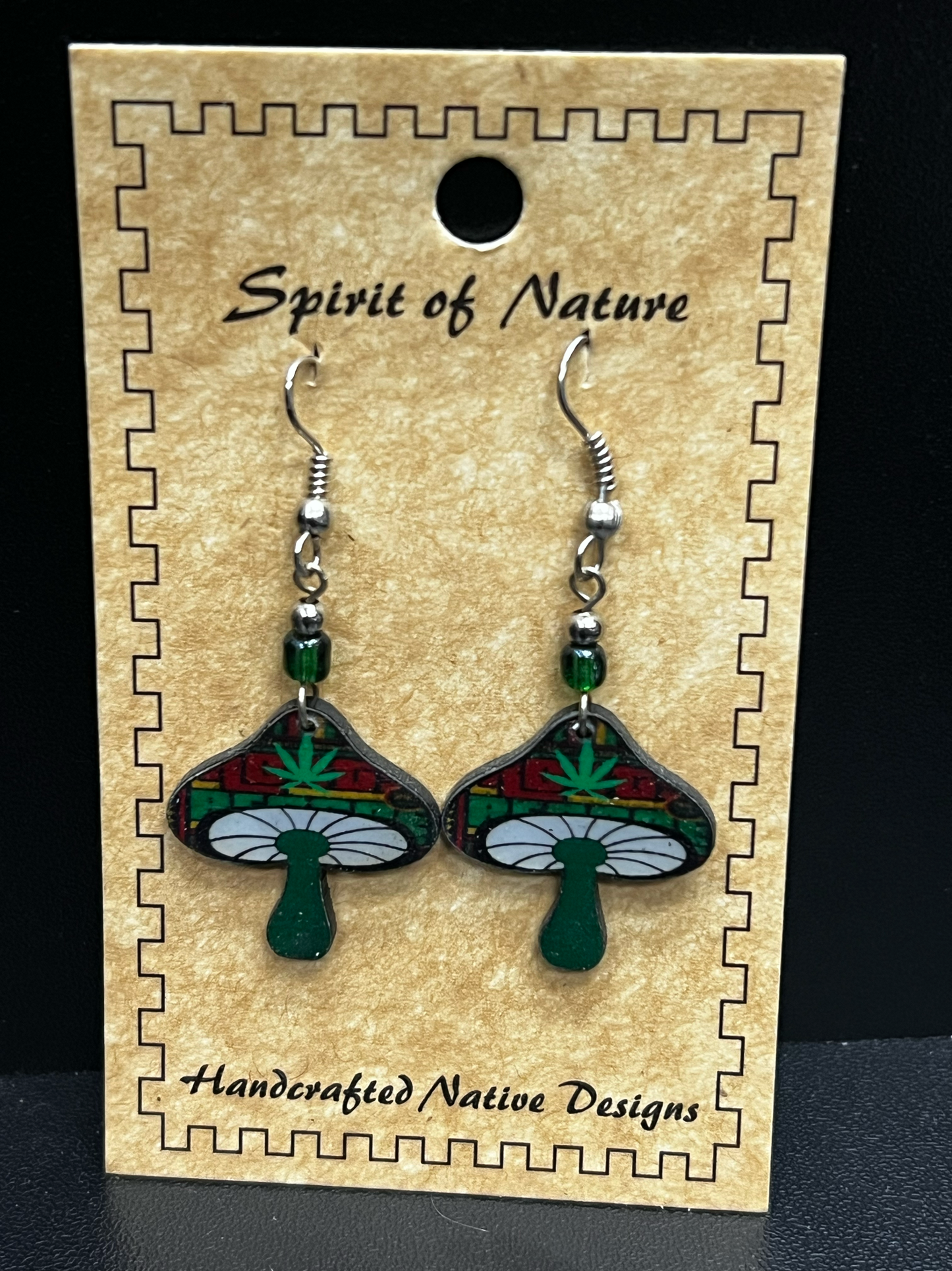 Spirit Of Nature Mushroom Earrings